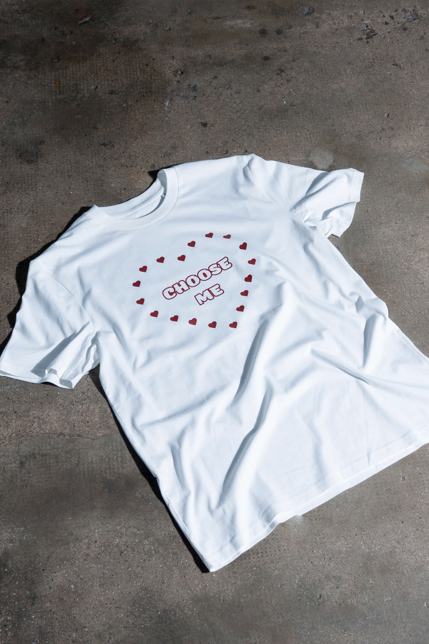 CAMISETA CHOOSE ME OFF WHITE