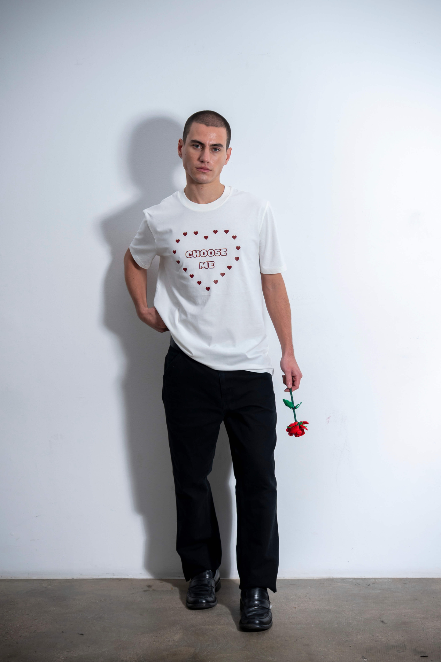 CAMISETA CHOOSE ME OFF WHITE