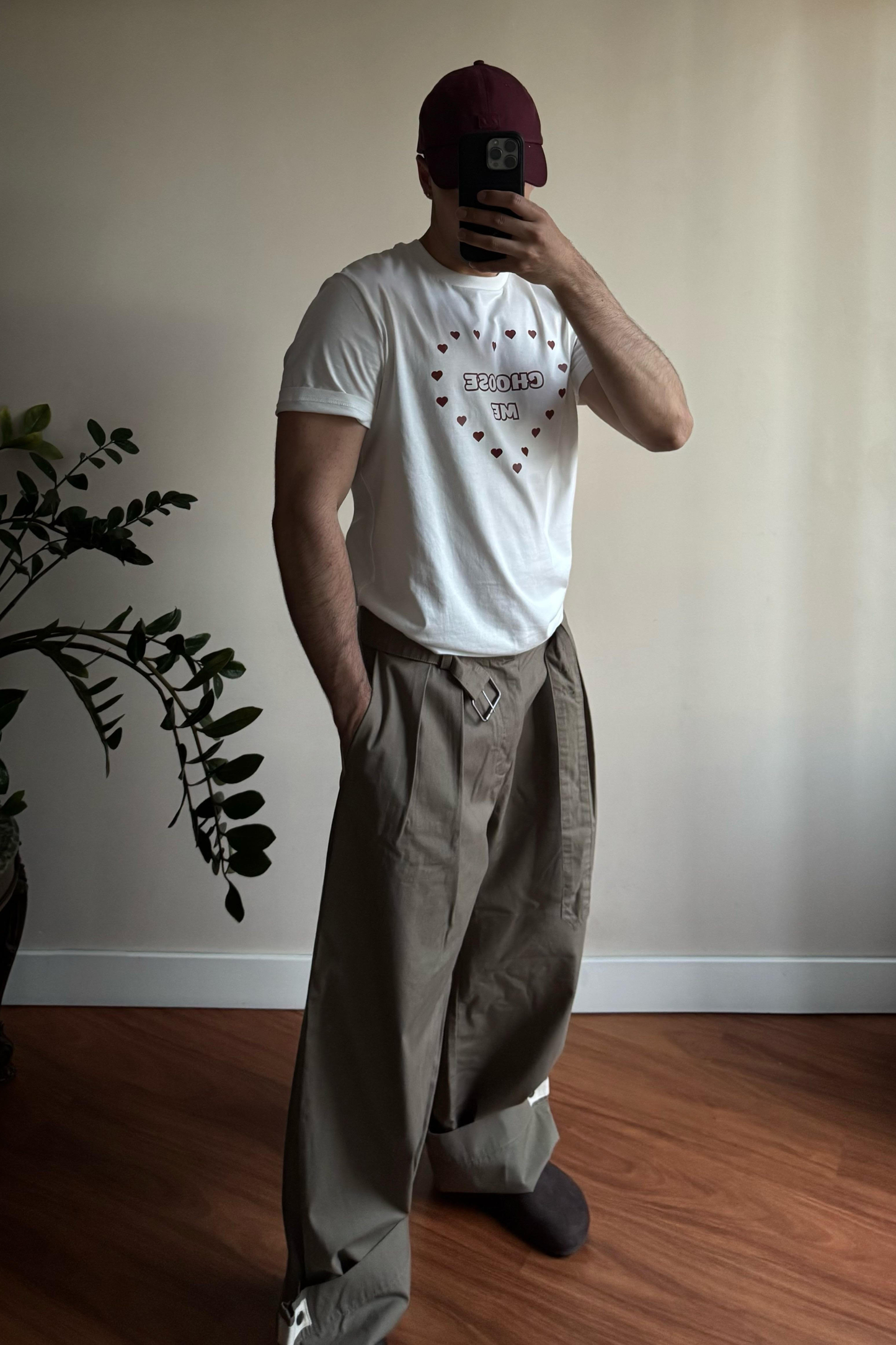 CAMISETA CHOOSE ME OFF WHITE