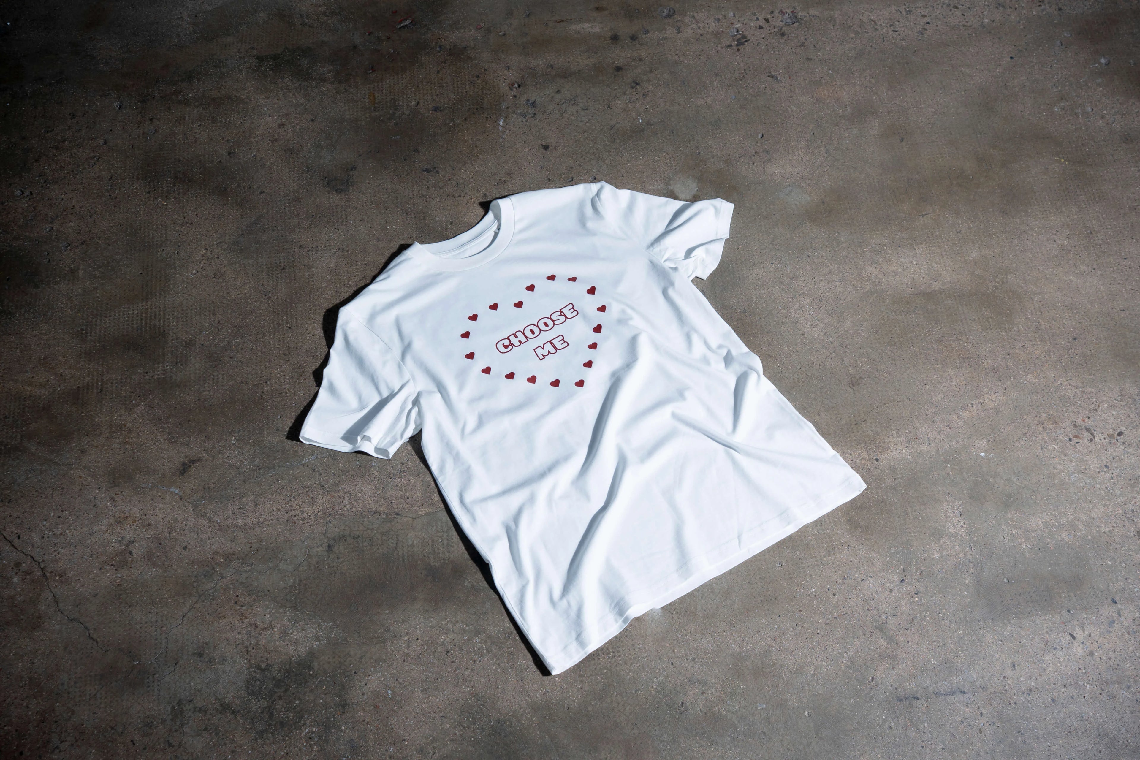 CAMISETA CHOOSE ME OFF WHITE