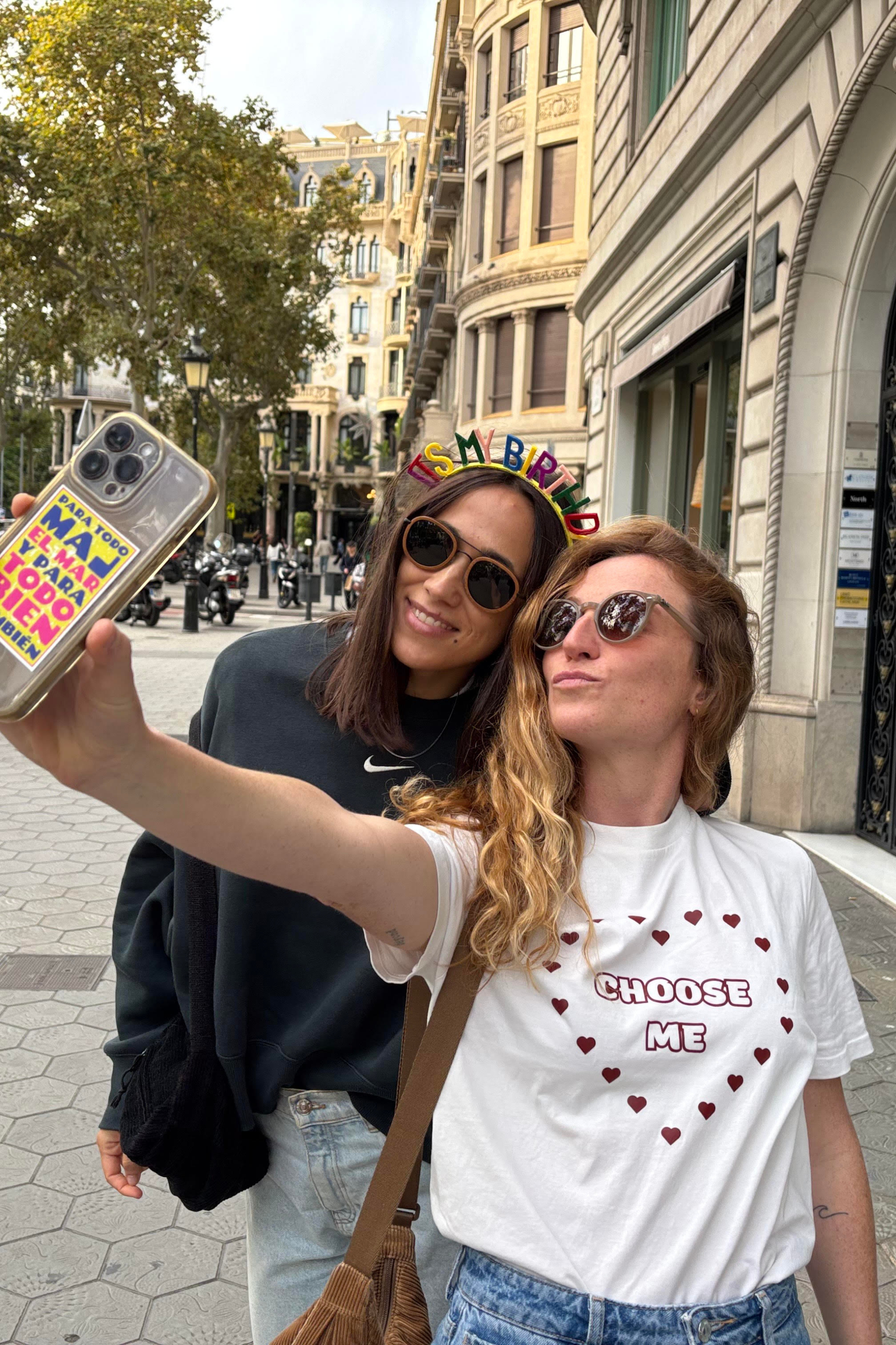 CAMISETA CHOOSE ME OFF WHITE