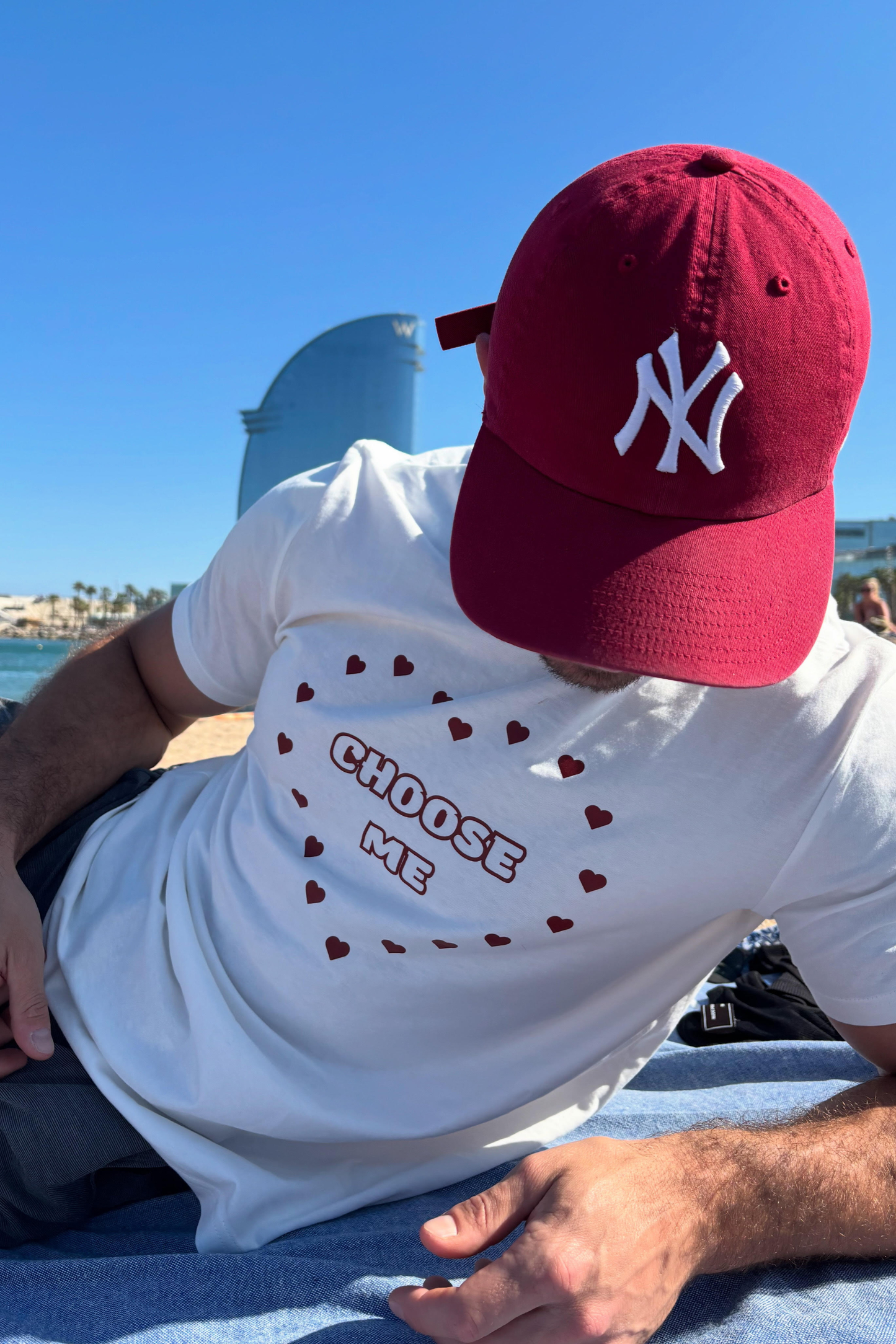 CAMISETA CHOOSE ME OFF WHITE