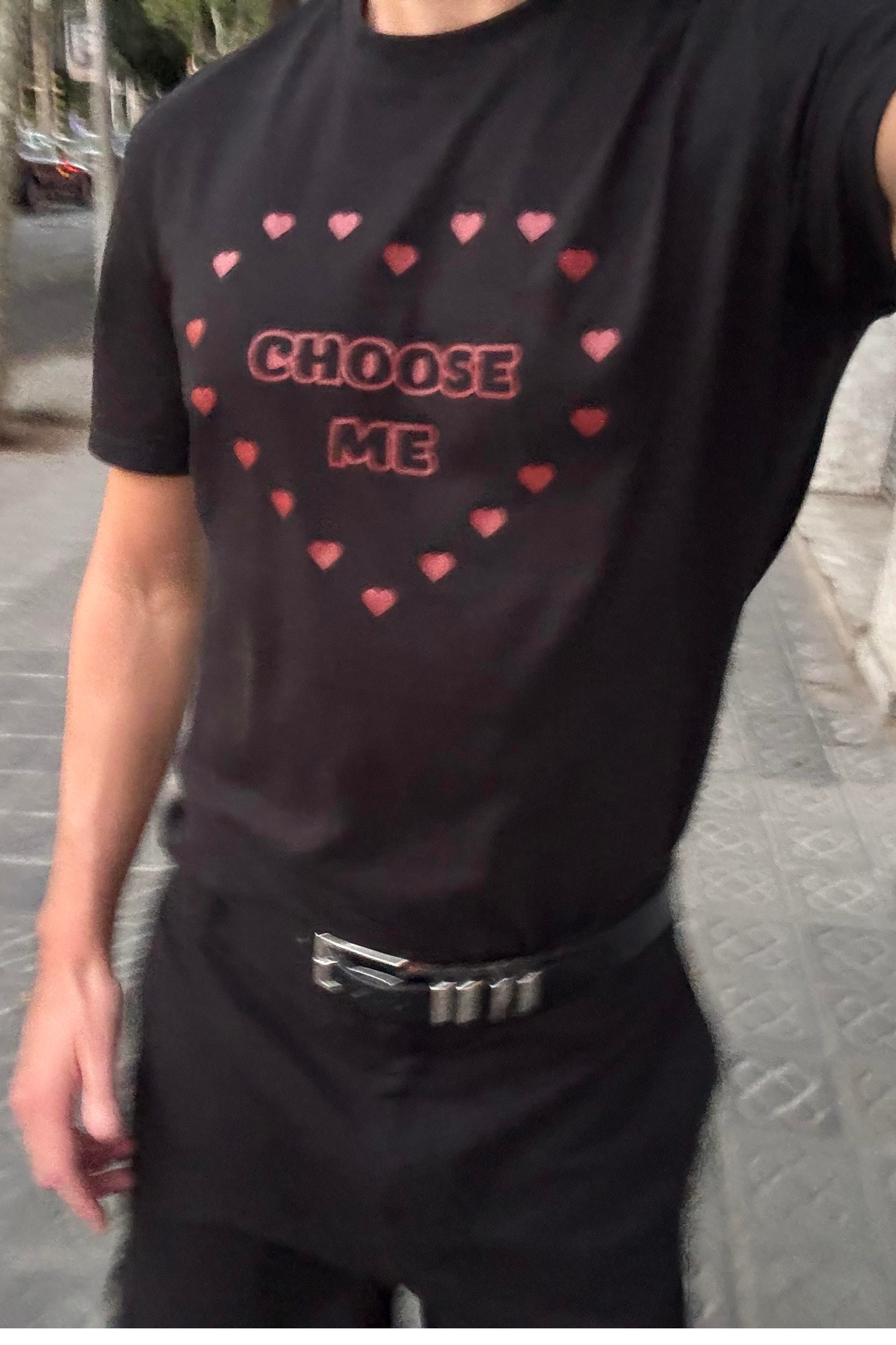 CAMISETA CHOOSE ME BLACK